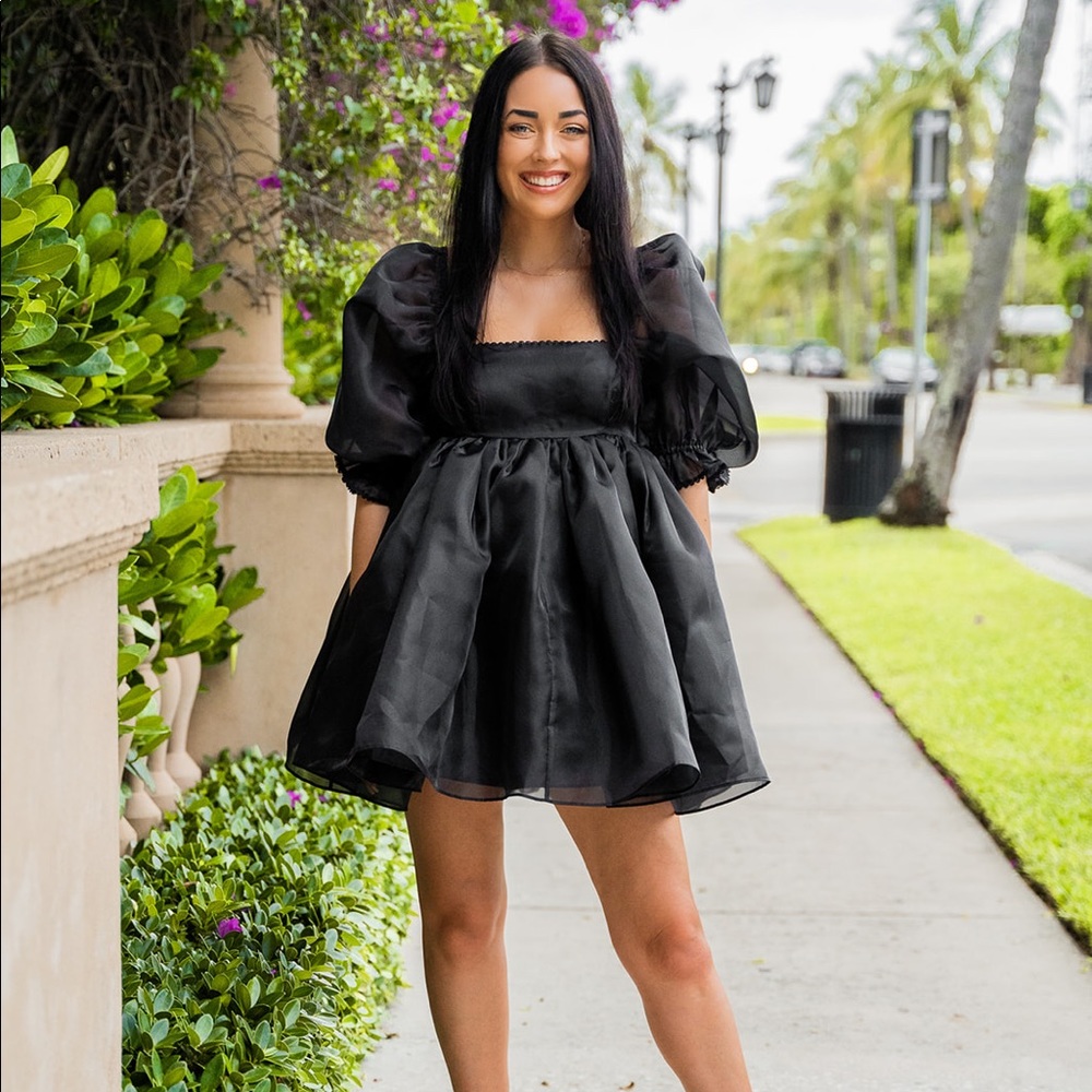 Revolve The Puff Dress Black
